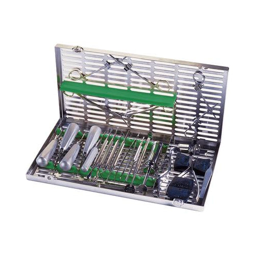 Hu-Friedy IMOS9 Oral Surgery Sterilization Cassette Signature Series Green Hu-Friedy IMOS9 Oral Surgery Sterilization Cassette Signature Series Green